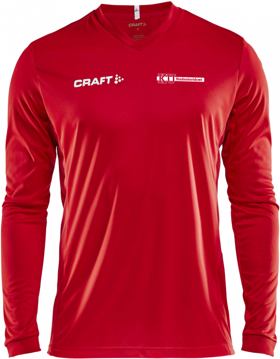 Craft - Ku Langærmet T-Shirt - Czerwony