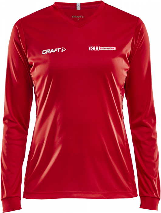 Craft - Ku Langærmet T-Shirt - Rød