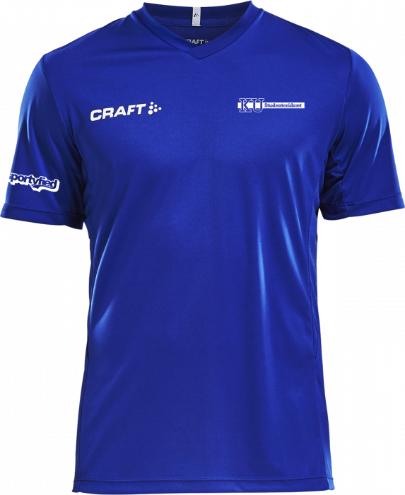 Craft - Ku Træner T-Shirt M. Ryglogo - Blå
