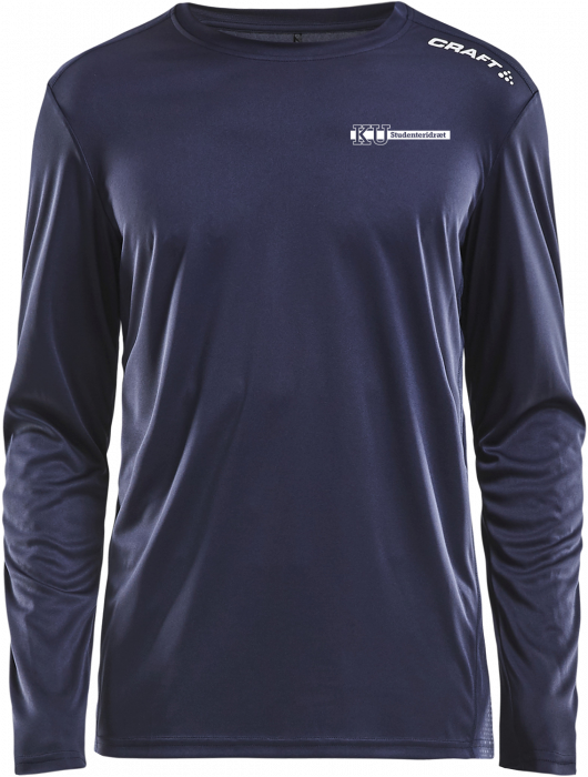 Craft - Ku Langærmet T-Shirt - Navy blå & hvid