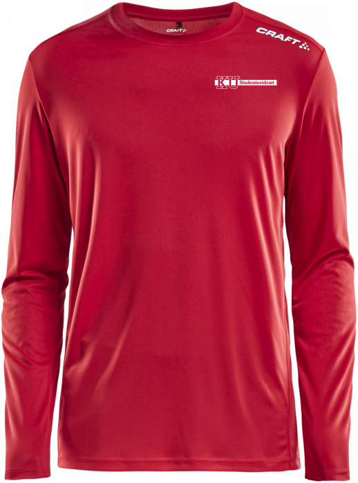 Craft - Ku Langærmet T-Shirt - Rød & hvid