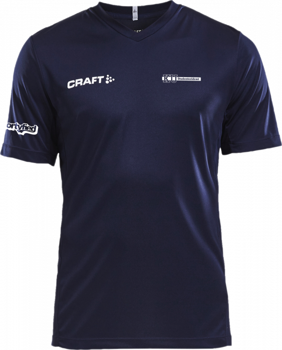 Craft - Ku Træner T-Shirt M. Ryglogo - Navy blå